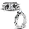 Load image into Gallery viewer, twisted-marquise-wedding-band-with-black-diamond-in-white-gold-FDENS3301MQGBLACK-NL-WG.jpg