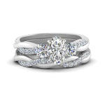 Load image into Gallery viewer, twisted-oval-shaped-diamond-wedding-band-in-white-gold-FDENS3301OV-NL-WG.jpg
