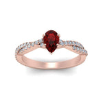 Load image into Gallery viewer, twisted-pave-pear-shaped-ruby-ring-in-rose-gold-FD8233PERGRUDR-NL-RG-GS.jpg
