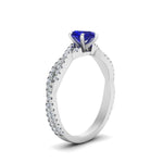 Load image into Gallery viewer, twisted-pave-pear-shaped-sapphire-ring-in-white-gold-FD8233PERGSABL-NL-WG-GS.jpg
