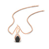 Load image into Gallery viewer, twisted-pear-shape-diamond-and-black-onyx-pendant-necklace-in-FDPD11269GBLACK-NL-RG