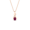 Load image into Gallery viewer, twisted-pear-shape-diamond-and-pink-sapphire-pendant-necklace-in-FDPD11269GSADRPI-NL-RG