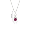 Load image into Gallery viewer, twisted-pear-shape-diamond-and-pink-sapphire-pendant-necklace-in-FDPD11269GSADRPI-NL-WG