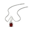 Load image into Gallery viewer, twisted-pear-shape-diamond-and-ruby-pendant-necklace-in-FDPD11269GRUDR-NL-WG