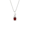 Load image into Gallery viewer, twisted-pear-shape-diamond-and-ruby-pendant-necklace-in-FDPD11269GRUDR-NL-WG