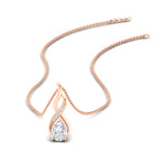 Load image into Gallery viewer, twisted-pear-shape-diamond-pendant-necklace-in-FDPD11269-NL-RG
