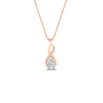 Load image into Gallery viewer, twisted-pear-shape-diamond-pendant-necklace-in-FDPD11269-NL-RG
