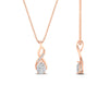 Load image into Gallery viewer, twisted-pear-shape-diamond-pendant-necklace-in-FDPD11269-NL-RG