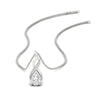 Load image into Gallery viewer, twisted-pear-shape-diamond-pendant-necklace-in-FDPD11269-NL-WG