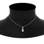 Load image into Gallery viewer, twisted-pear-shape-diamond-pendant-necklace-in-FDPD11269-NL-WG
