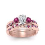 Load image into Gallery viewer, twisted-pear-shaped-diamond-wedding-band-with-pink-sapphire-in-rose-gold-FDENS3301PEGSADRPI-NL-RG.jpg

