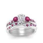 Load image into Gallery viewer, twisted-pear-shaped-diamond-wedding-band-with-pink-sapphire-in-white-gold-FDENS3301PEGSADRPI-NL-WG.jpg
