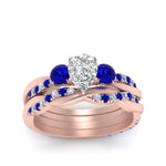 Load image into Gallery viewer, twisted-pear-shaped-diamond-wedding-band-with-sapphire-in-rose-gold-FDENS3301PEGSABL-NL-RG.jpg
