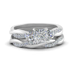 Load image into Gallery viewer, twisted-princess-cut-diamond-wedding-band-in-white-gold-FDENS3301PR-NL-WG.jpg
