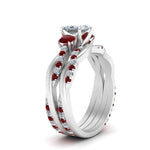 Load image into Gallery viewer, twisted-princess-cut-diamond-wedding-band-with-ruby-in-white-gold-FDENS3301PRGRUDR-NL-WG.jpg

