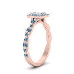 Load image into Gallery viewer, twisted-princess-cut-halo-diamond-engagement-ring-with-blue-topaz-in-rose-gold-FD9126PRRGICBLTOANGLE2-NL-RG?v=1757924847
