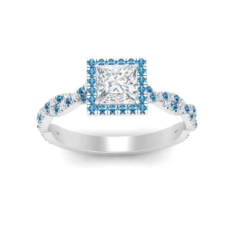 twisted-princess-cut-halo-diamond-engagement-ring-with-blue-topaz-in-white-gold-FD9126PRRGICBLTOANGLE5-NL-WG?v=1757924847
