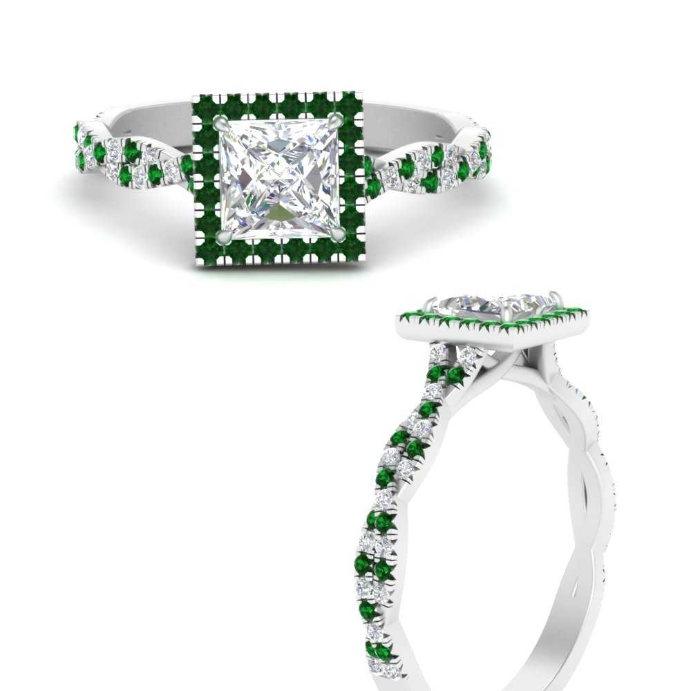 twisted-princess-cut-halo-diamond-engagement-ring-with-emerald-in-white-gold-FD9126PRRGEMGRANGLE3-NL-WG?v=1757924847