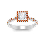 Load image into Gallery viewer, twisted-princess-cut-halo-diamond-engagement-ring-with-orange-sapphire-in-white-gold-FD9126PRRGSAORANGLE5-NL-WG?v=1757924847
