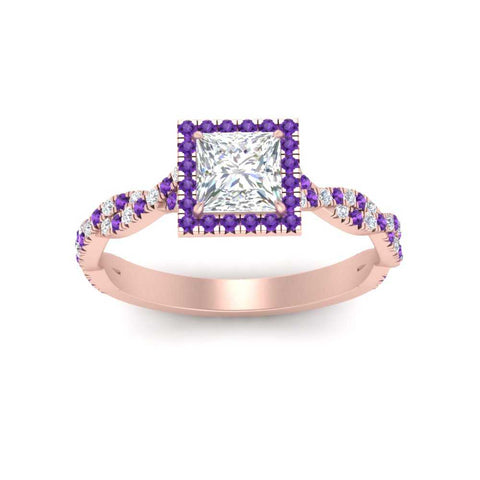 twisted-princess-cut-halo-diamond-engagement-ring-with-purple-topaz-in-rose-gold-FD9126PRRGVITOANGLE5-NL-RG?v=1757924847
