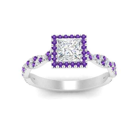 twisted-princess-cut-halo-diamond-engagement-ring-with-purple-topaz-in-white-gold-FD9126PRRGVITOANGLE5-NL-WG?v=1757924847