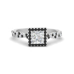 Load image into Gallery viewer, twisted-princess-cut-halo-engagement-ring-with-black-diamond-in-white-gold-FD9126PRRGBLACK-NL-WG?v=1757924847
