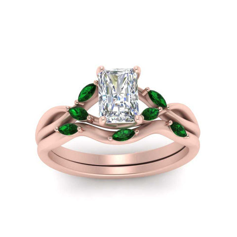 twisted-radiant-cut-womens-emerald-bridal-ring-sets-in-rose-gold-FD8300RAB2GEMGR-NL-RG