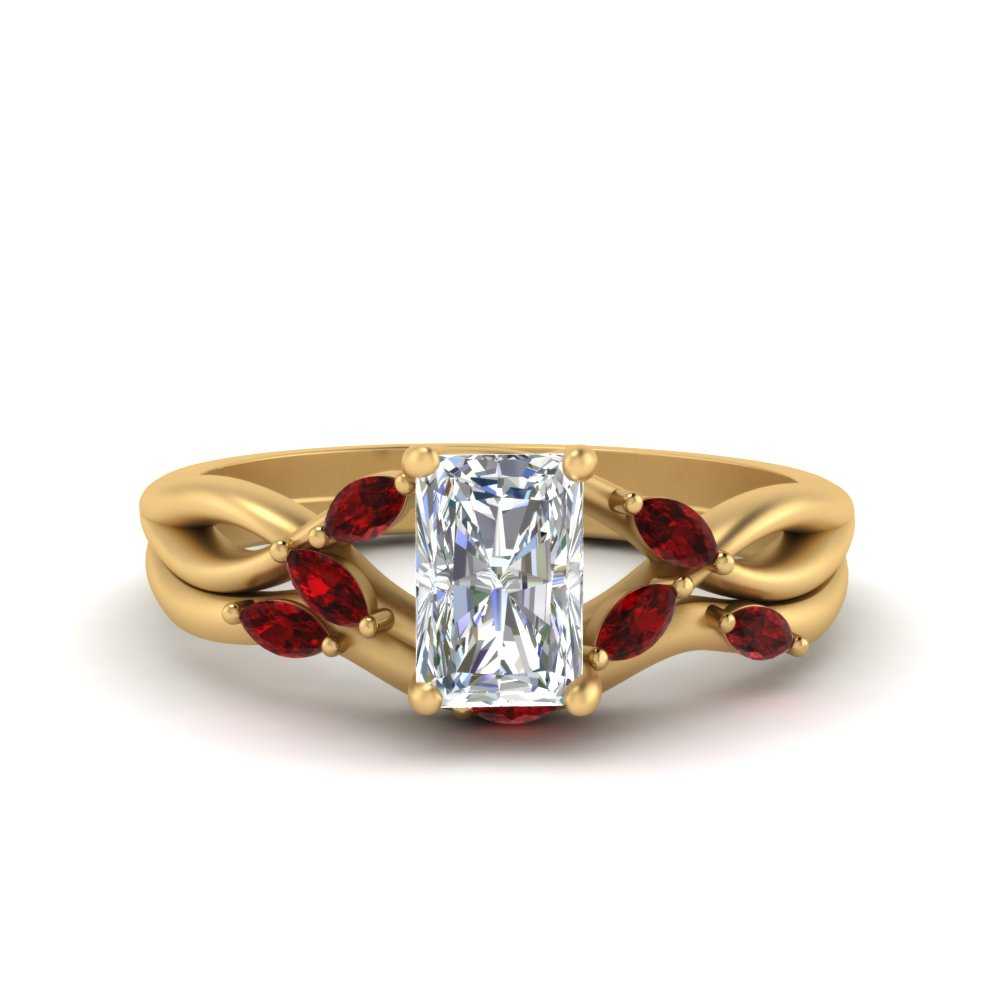 twisted-radiant-cut-womens-ruby-bridal-ring-sets-in-yellow-gold-FD8300RAB2GRUDR-NL-YG