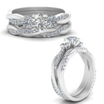 Load image into Gallery viewer, twisted-round-diamond-wedding-band-in-white-gold-FDENS3301RO-NL-WG.jpg
