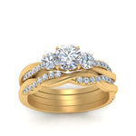 Load image into Gallery viewer, twisted-round-diamond-wedding-band-in-yellow-gold-FDENS3301RO-NL-YG.jpg
