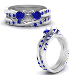 Load image into Gallery viewer, twisted-semi-mount-diamond-wedding-band-with-sapphire-in-white-gold-FDENS3301SMGSABL-NL-WG.jpg
