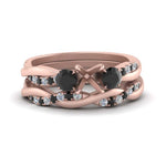 Load image into Gallery viewer, twisted-semi-mount-wedding-band-with-black-diamond-in-rose-gold-FDENS3301SMGBLACK-NL-RG.jpg
