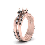 Load image into Gallery viewer, twisted-semi-mount-wedding-band-with-black-diamond-in-rose-gold-FDENS3301SMGBLACK-NL-RG.jpg

