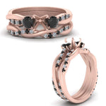 Load image into Gallery viewer, twisted-semi-mount-wedding-band-with-black-diamond-in-rose-gold-FDENS3301SMGBLACK-NL-RG.jpg
