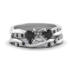 Load image into Gallery viewer, twisted-semi-mount-wedding-band-with-black-diamond-in-white-gold-FDENS3301SMGBLACK-NL-WG.jpg
