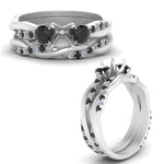 Load image into Gallery viewer, twisted-semi-mount-wedding-band-with-black-diamond-in-white-gold-FDENS3301SMGBLACK-NL-WG.jpg

