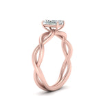 Load image into Gallery viewer, Infinity Twisted Solitaire Ring

