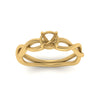 Load image into Gallery viewer, Semi Mount Infinity Twisted Solitaire Ring