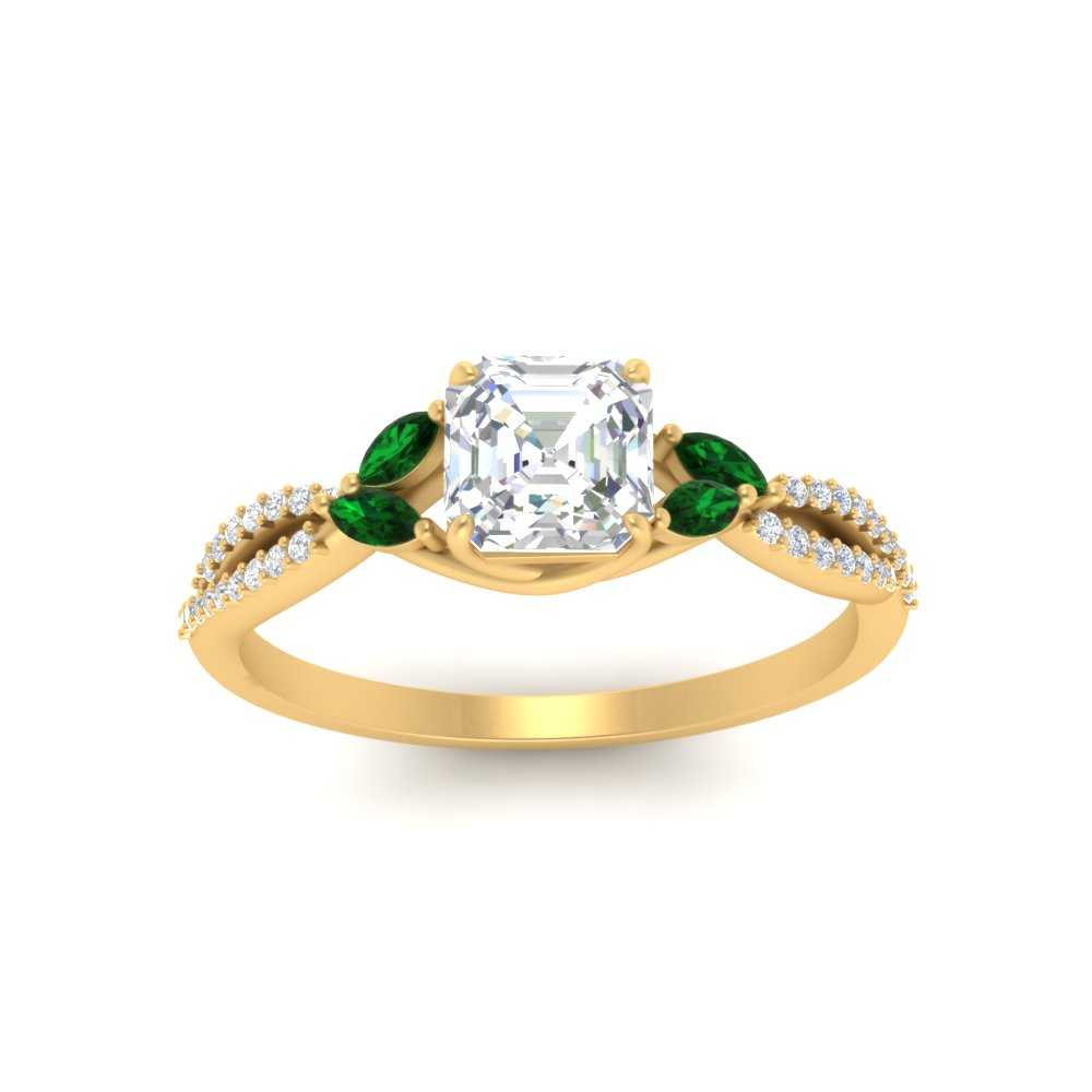 twisted-split-asscher-cut-vine-engagement-ring-with-emerald-in-yellow-gold-FDENR3211ASRGEMGRANGLE3-NL-YG