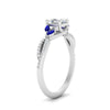 Load image into Gallery viewer, twisted-split-asscher-cut-vine-engagement-ring-with-sapphire-in-white-gold-FDENR3211ASRGSABLANGLE3-NL-WG
