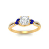 Load image into Gallery viewer, twisted-split-asscher-cut-vine-engagement-ring-with-sapphire-in-yellow-gold-FDENR3211ASRGSABLANGLE3-NL-YG