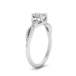 Load image into Gallery viewer, twisted-split-cushion-cut-vine-engagement-ring-in-white-gold-FDENR3211CURANGLE3-NL-WG
