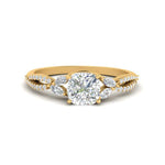 Load image into Gallery viewer, twisted-split-cushion-cut-vine-engagement-ring-in-yellow-gold-FDENR3211CURANGLE3-NL-YG
