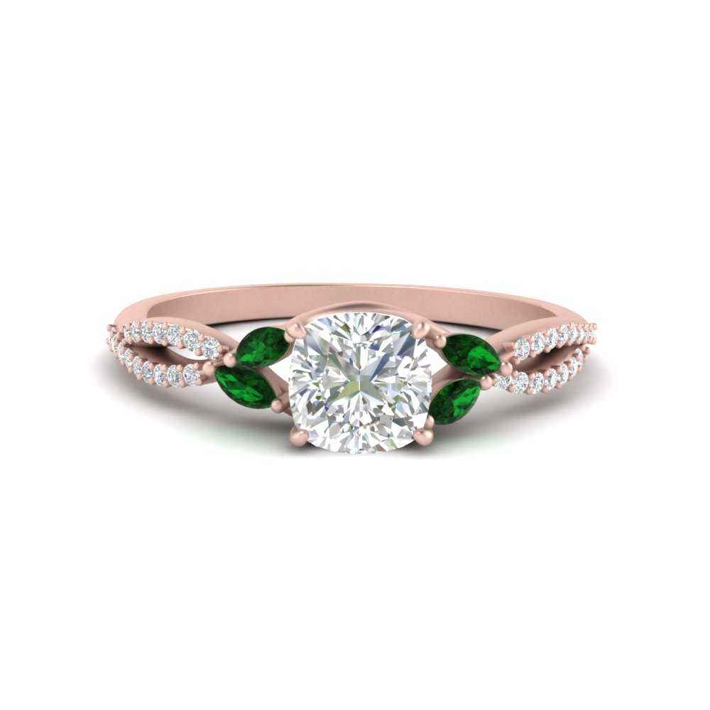 twisted-split-cushion-cut-vine-engagement-ring-with-emerald-in-rose-gold-FDENR3211CURGEMGRANGLE3-NL-RG