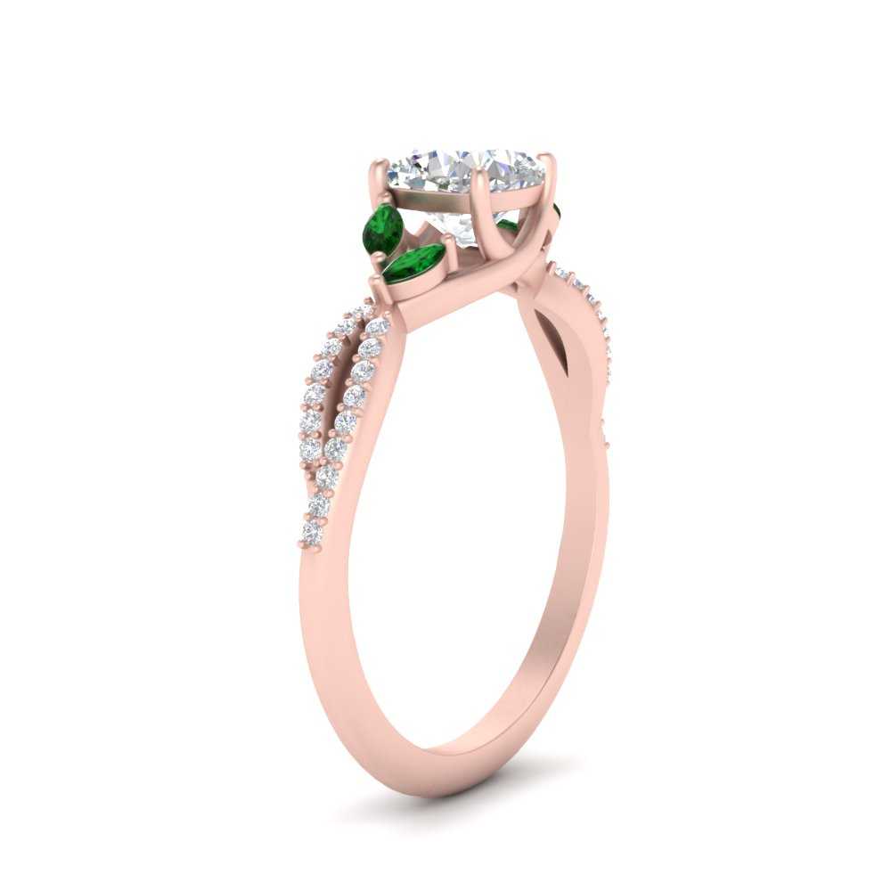 twisted-split-cushion-cut-vine-engagement-ring-with-emerald-in-rose-gold-FDENR3211CURGEMGRANGLE3-NL-RG