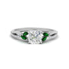 Load image into Gallery viewer, twisted-split-cushion-cut-vine-engagement-ring-with-emerald-in-white-gold-FDENR3211CURGEMGRANGLE3-NL-WG