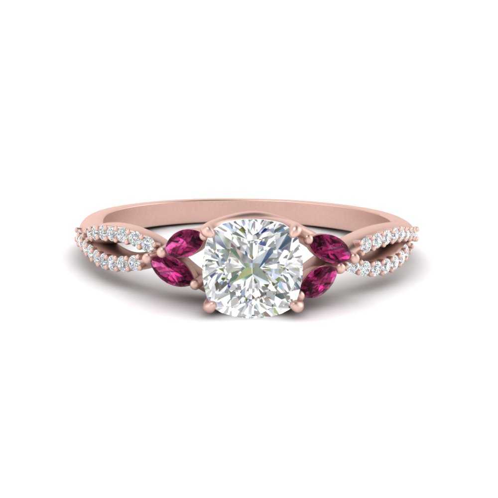 twisted-split-cushion-cut-vine-engagement-ring-with-pink-sapphire-in-rose-gold-FDENR3211CURGSADRPIANGLE3-NL-RG