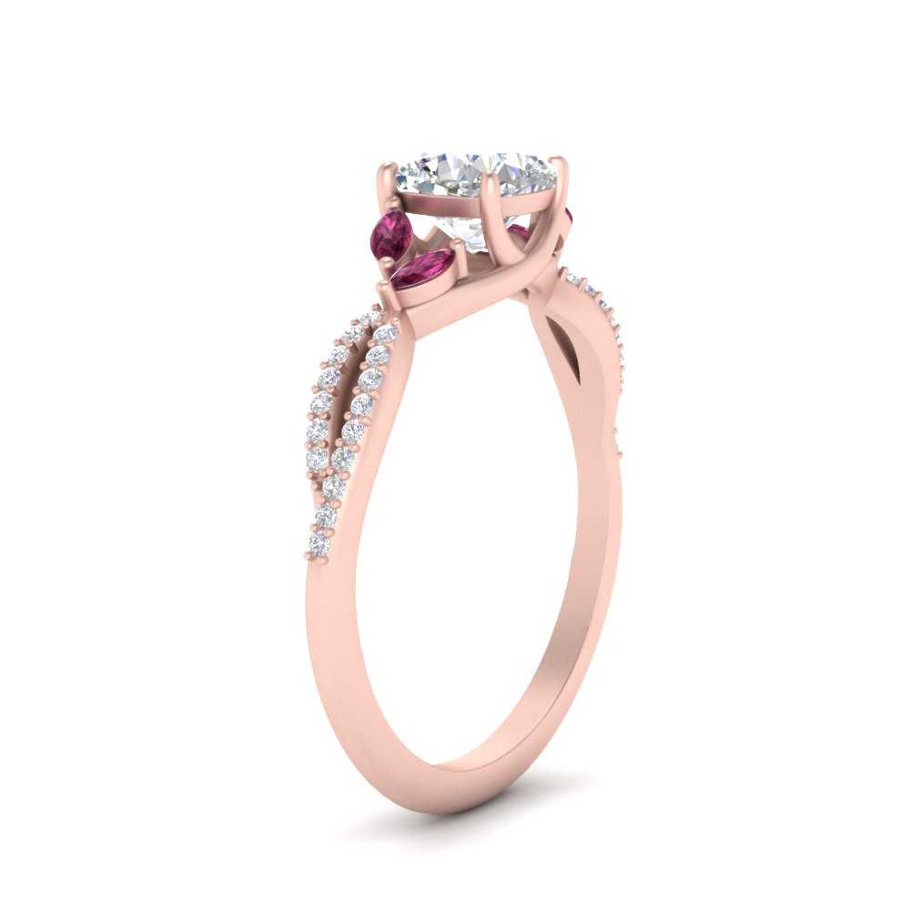 twisted-split-cushion-cut-vine-engagement-ring-with-pink-sapphire-in-rose-gold-FDENR3211CURGSADRPIANGLE3-NL-RG