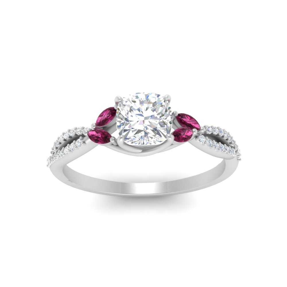 twisted-split-cushion-cut-vine-engagement-ring-with-pink-sapphire-in-white-gold-FDENR3211CURGSADRPIANGLE3-NL-WG
