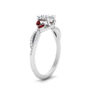 Load image into Gallery viewer, twisted-split-cushion-cut-vine-engagement-ring-with-ruby-in-white-gold-FDENR3211CURGRUDRANGLE3-NL-WG